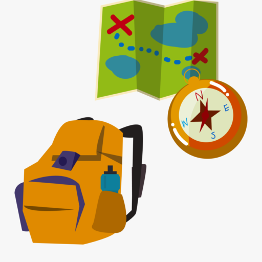 backpacking-illustration-map-compass