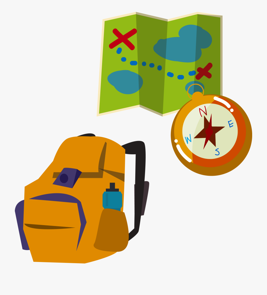 backpacking-illustration-map-compass
